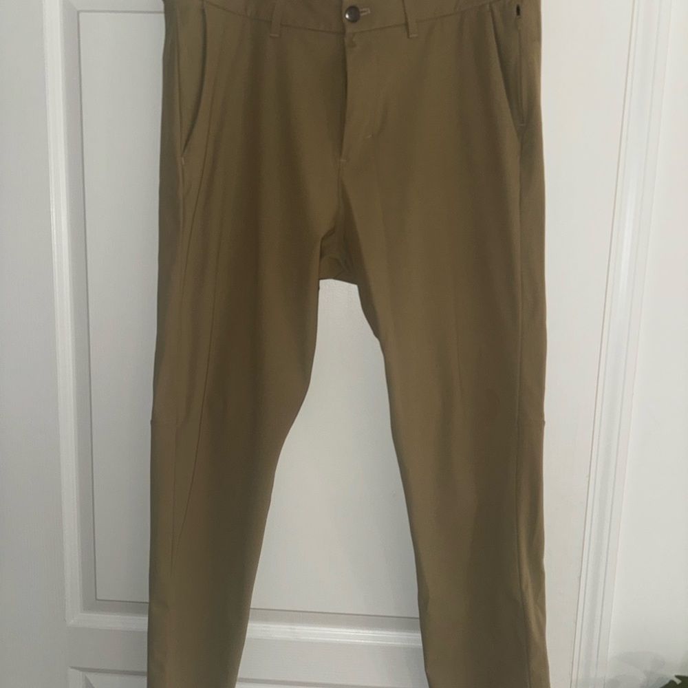Men's Lululemon Commission Pants 36x32 khaki